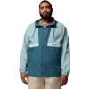 Columbia Men’s Spire Valley Hooded Windbreaker(Crushed Blue/Everblue/Marine Light)