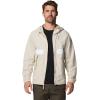 Columbia Men’s Spire Valley Hooded Windbreaker(Dark Stone/White)