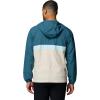 Columbia Men’s Spire Valley Hooded Windbreaker(Everblue/Dark Stone/Marine Light)