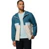 Columbia Men’s Spire Valley Hooded Windbreaker(Everblue/Dark Stone/Marine Light)