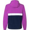 Columbia Men’s Spire Valley Hooded Windbreaker(Razzle/Collegiate Navy/White)