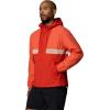 Columbia Men’s Spire Valley Hooded Windbreaker(Zing/Super Sonic/Ancient Fossil)