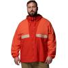 Columbia Men’s Spire Valley Hooded Windbreaker(Zing/Super Sonic/Ancient Fossil)