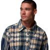 Columbia Mens Steens Mountain Printed Shirt Jacket Ii(Collegiate Navy Herringplaid)