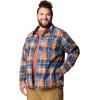 Columbia Mens Steens Mountain Printed Shirt Jacket Ii(Collegiate Navy Omblur)