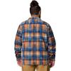 Columbia Mens Steens Mountain Printed Shirt Jacket Ii(Collegiate Navy Omblur)