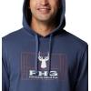 Columbia mens Phg Tough Line Hoodie(Zinc/Tough Buck)