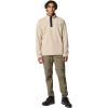Columbia mens Steens Mountain Half Snap II(Ancient Fossil/Black)