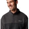 Columbia mens Steens Mountain Half Snap II(Charcoal Heather/Shark)