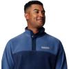 Columbia mens Steens Mountain Half Snap II(Collegiate Navy/Dark Mountain)