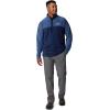 Columbia mens Steens Mountain Half Snap II(Collegiate Navy/Dark Mountain)