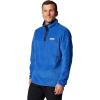 Columbia mens Steens Mountain Half Snap II(Mountain Blue/Collegiate Navy)