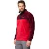 Columbia mens Steens Mountain Half Snap II(Mtn Red/Rich Wine/Black)