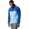 Columbia mens Steens Mountain Half Snap II(Ripple Blue/Mtn Blue)
