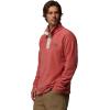 Columbia mens Steens Mountain Half Snap II(Washed Red/Dark Stone)