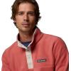 Columbia mens Steens Mountain Half Snap II(Washed Red/Dark Stone)