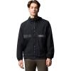 Columbia Men’s Spire Valley Hooded Windbreaker(Black/Shark)