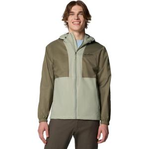 Columbia Men’s Glenbrook Bend Rain Jacket(Stone Green/Safari)