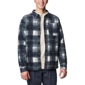 Columbia Mens Steens Mountain Printed Shirt Jacket Ii(Chalk Omblur)