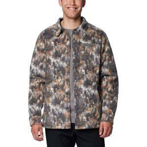 Columbia Mens Steens Mountain Printed Shirt Jacket Ii(Dark Stone Timberwild)