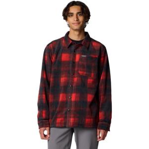 Columbia Mens Steens Mountain Printed Shirt Jacket Ii(Sail Red Omblur)