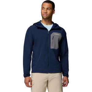 Columbia Men’s Tall Heights III Hooded Softshell(Collegiate Navy/City Grey)
