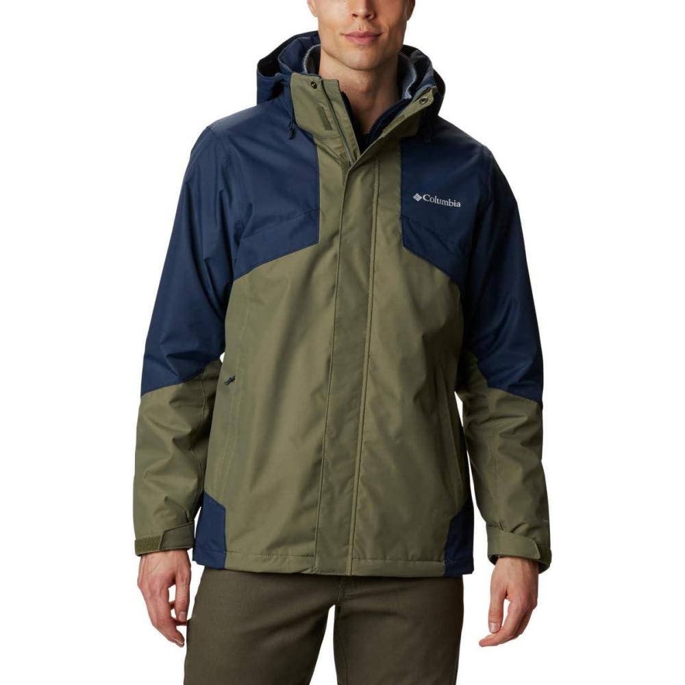 imageColumbia Mens Bugaboo Ii Fleece Interchangeable JacketStone GreenCollegiate Navy