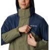 Columbia Men’s Bugaboo Ii Fleece Interchangeable Jacket(Stone Green/Collegiate Navy)