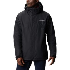 Columbia Men’s Bugaboo Ii Fleece Interchangeable Jacket(Black/Red)