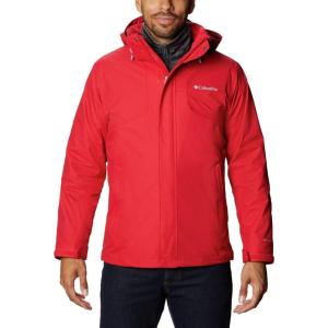 Columbia Men’s Bugaboo Ii Fleece Interchangeable Jacket(Red Jasper/Shark)