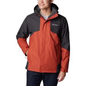 Columbia Men’s Bugaboo Ii Fleece Interchangeable Jacket(Warp Red  Shark)