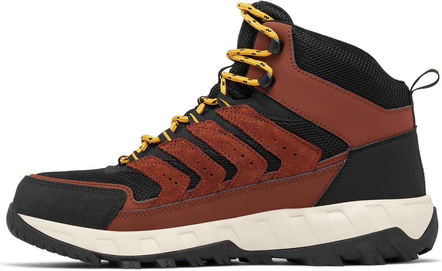 imageColumbia Mens Strata Trail Mid WaterproofCinnamon Golden Yellow
