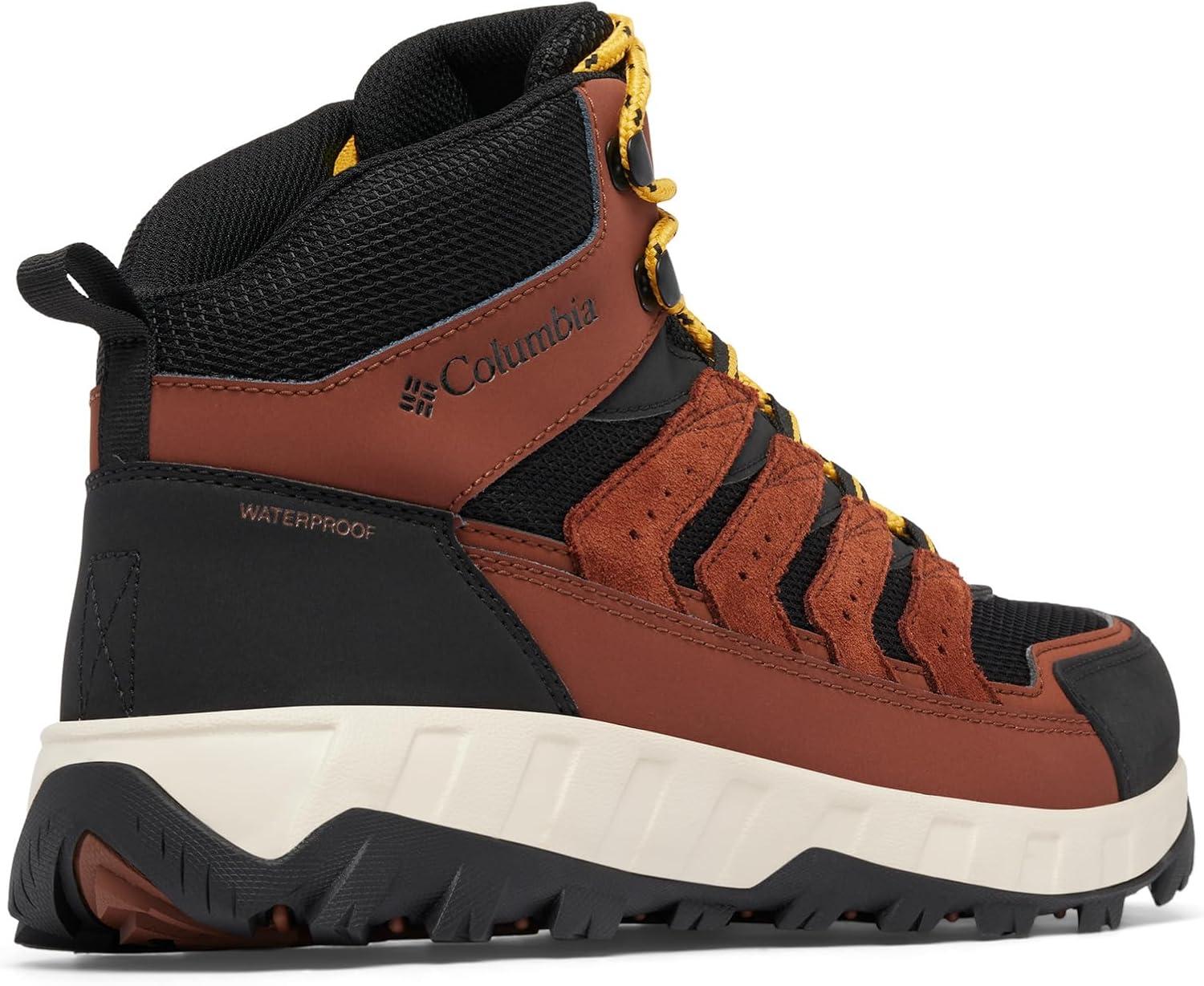 imageColumbia Mens Strata Trail Mid WaterproofCinnamon Golden Yellow