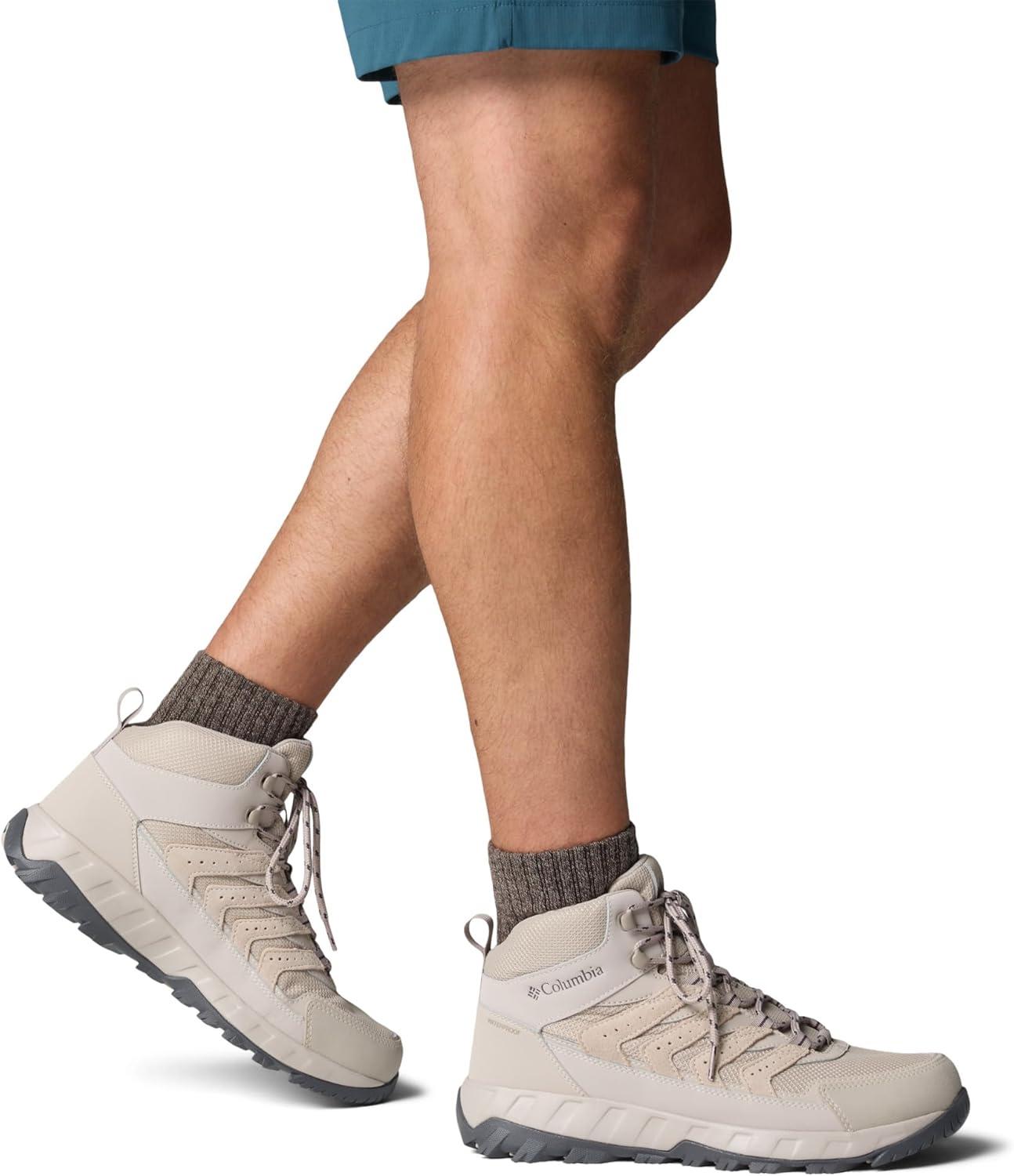 imageColumbia Mens Strata Trail Mid WaterproofSoft TaupeDark Grey