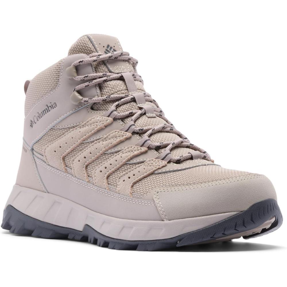 imageColumbia Mens Strata Trail Mid WaterproofSoft TaupeDark Grey