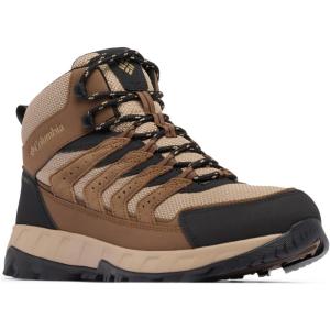 Columbia Men’s Strata Trail Mid Waterproof(Dark Brown/Khaki II)