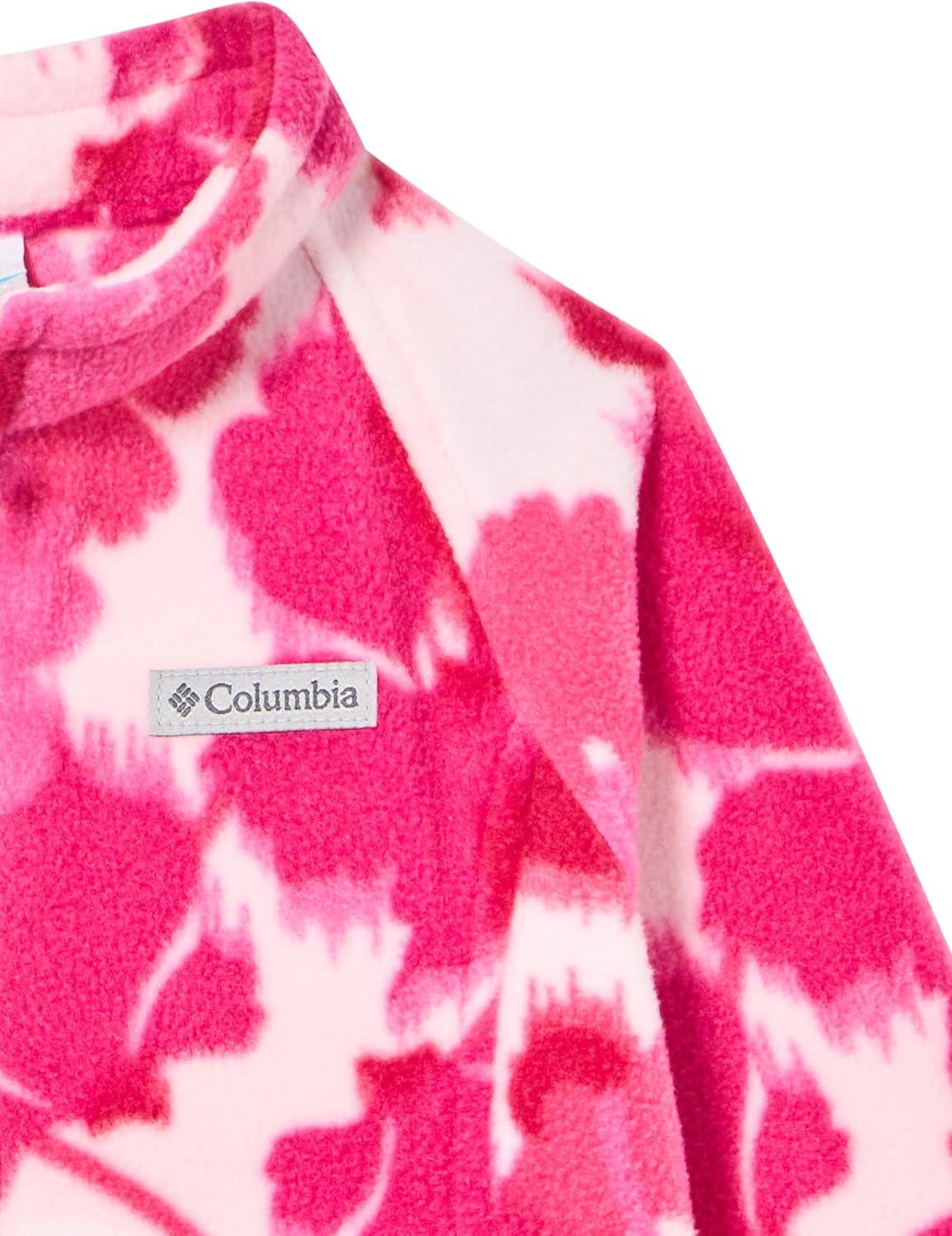 imageColumbia Youth Girls Benton Springs II Printed FleecePink Ice Ikatbloom