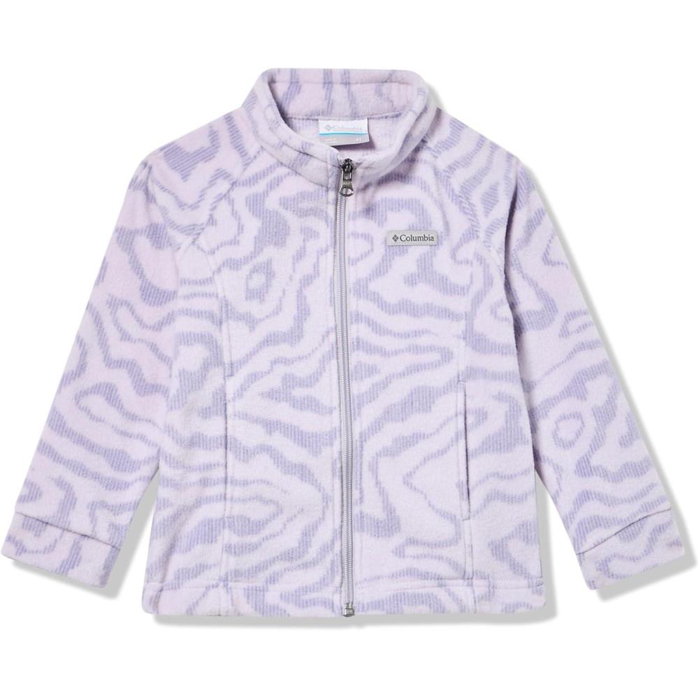 imageColumbia Youth Girls Benton Springs II Printed FleeceLavender Pearl Topoglitch Tonal
