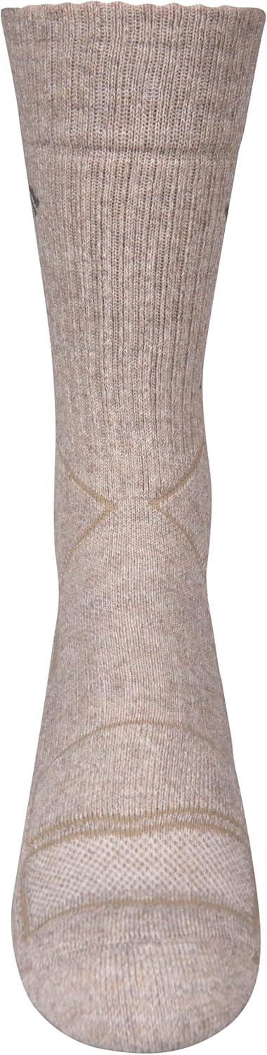imageColumbia Mens Medium Weight Hiking Crew Socks 2PackKhakiCharcoal