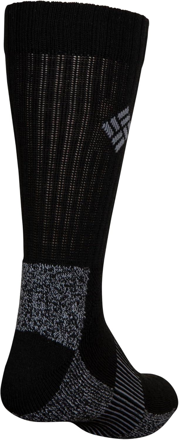 imageColumbia Mens Moisture Control Crew Socks Multipack KhakiNavyBrownBlack 6 Pairs 612