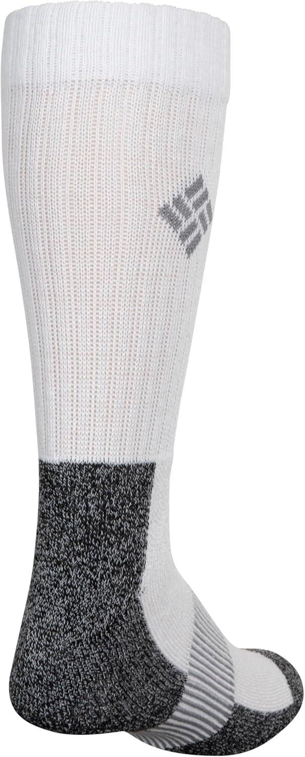 imageColumbia Mens Moisture Control Crew Socks Multipack White 6 Pairs 612