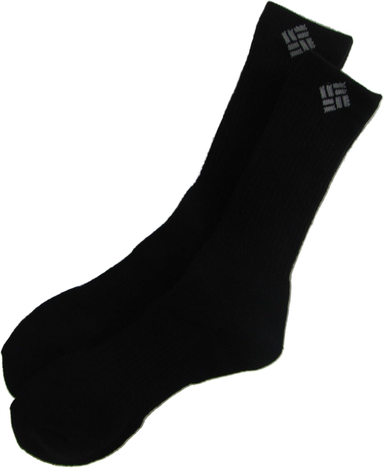 imageColumbia Mens Moisture Control Crew Socks MultipackBlack