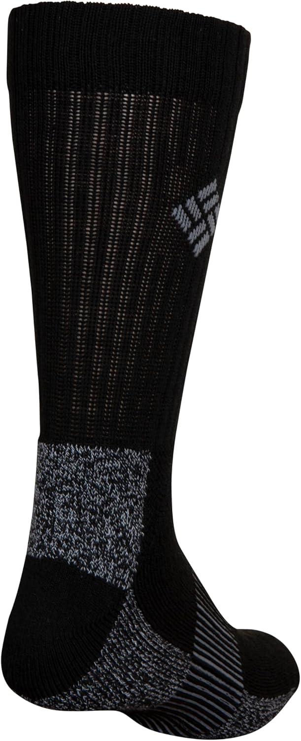 imageColumbia Mens Moisture Control Crew Socks MultipackBlack 6 Pairs