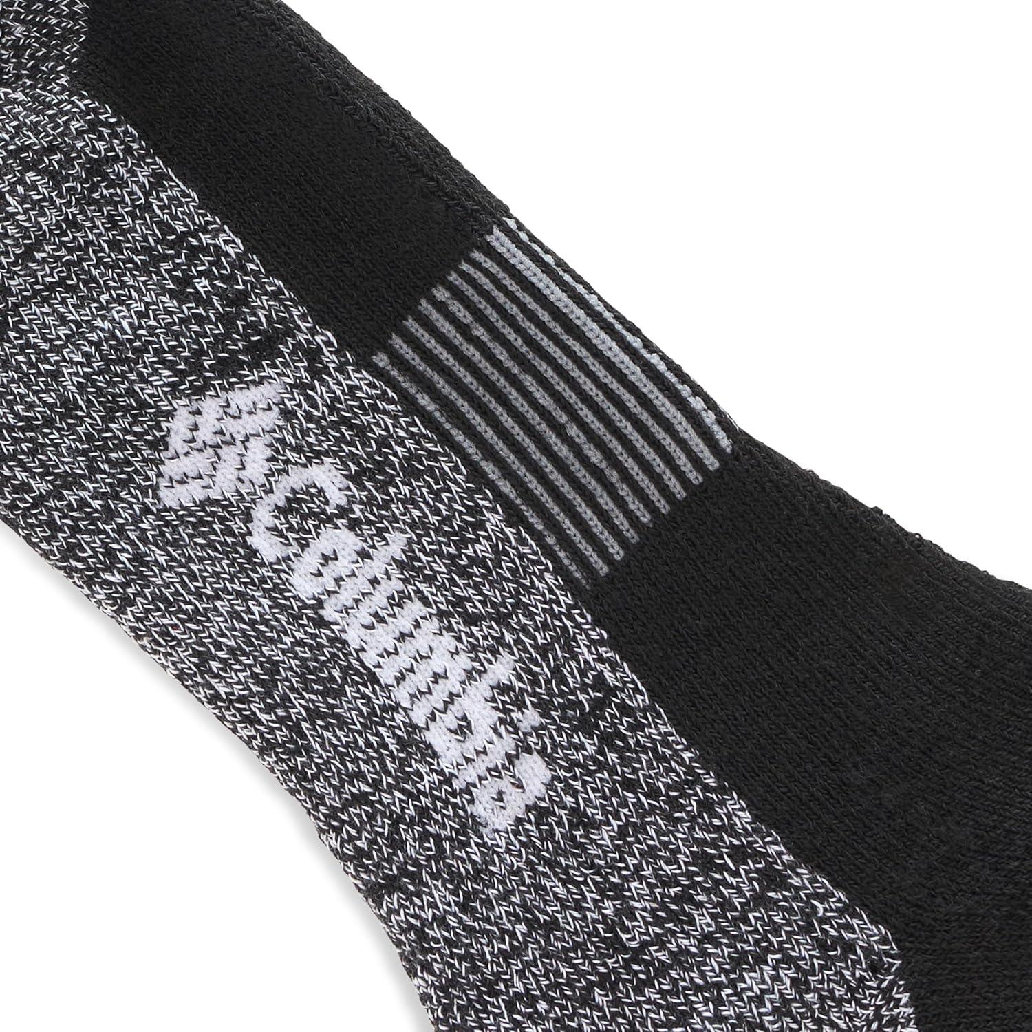 imageColumbia Mens Moisture Control Quarter Crew Socks 6PackBlack 6 Pairs