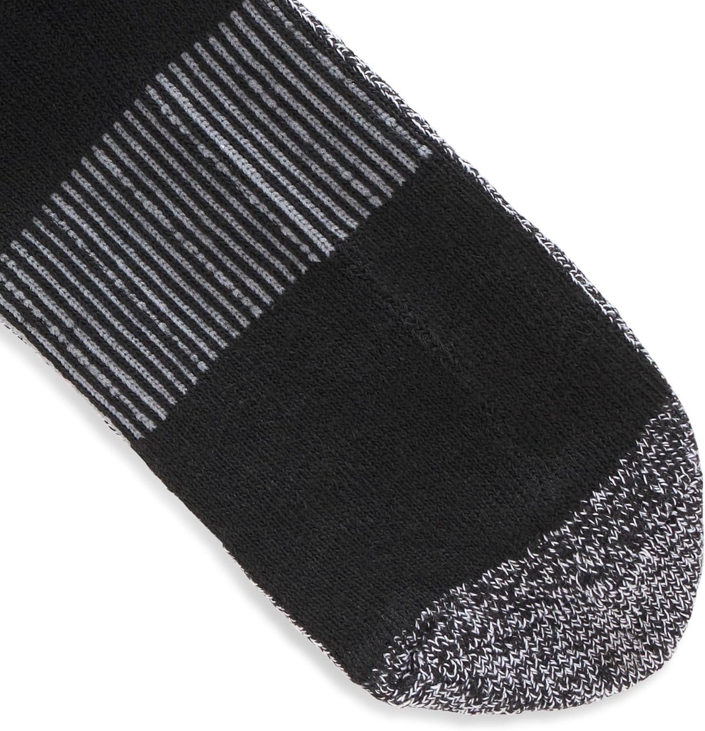 imageColumbia Mens Moisture Control Quarter Crew Socks 6PackBlack 6 Pairs