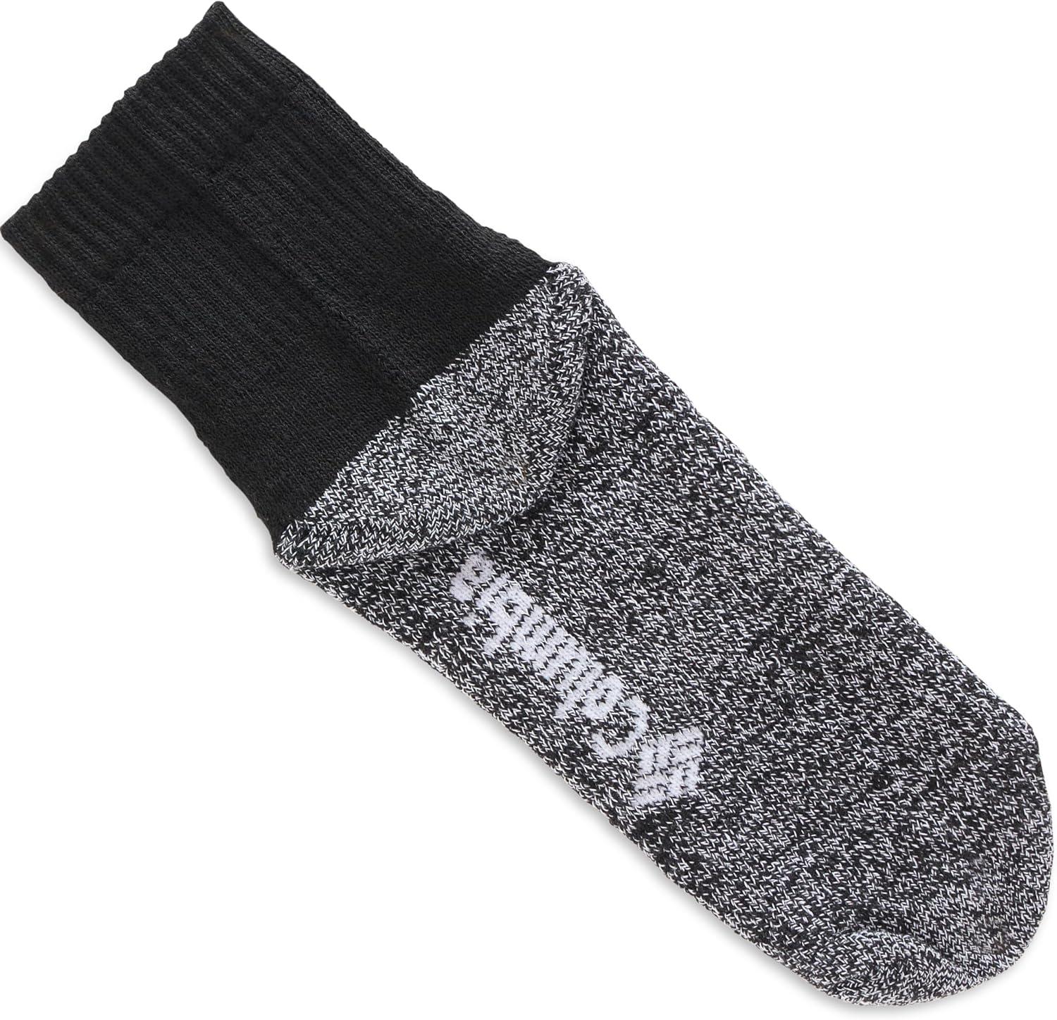 imageColumbia Mens Moisture Control Quarter Crew Socks 6PackBlack 6 Pairs