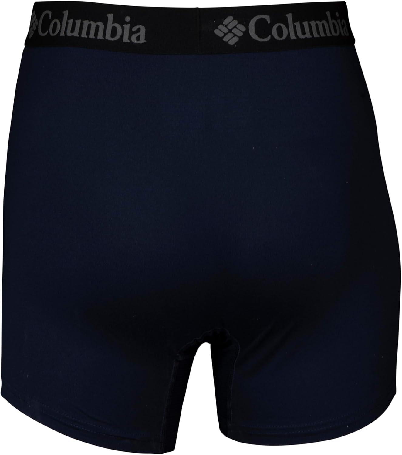 imageColumbia Mens Omni Freeze Zero Boxer Brief 3 PackMountain RedBluestoneNavy