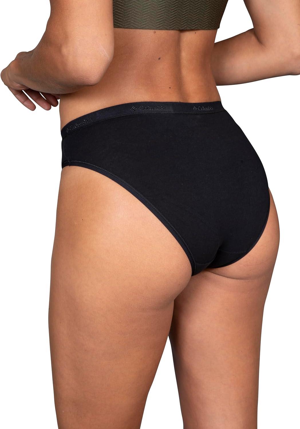 imageColumbia Womens 4way Stretch Cotton Bikini 5packBlack