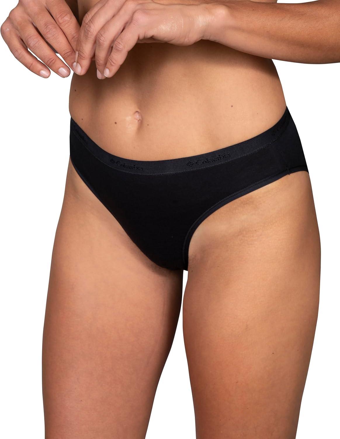 imageColumbia Womens 4way Stretch Cotton Bikini 5packBlack