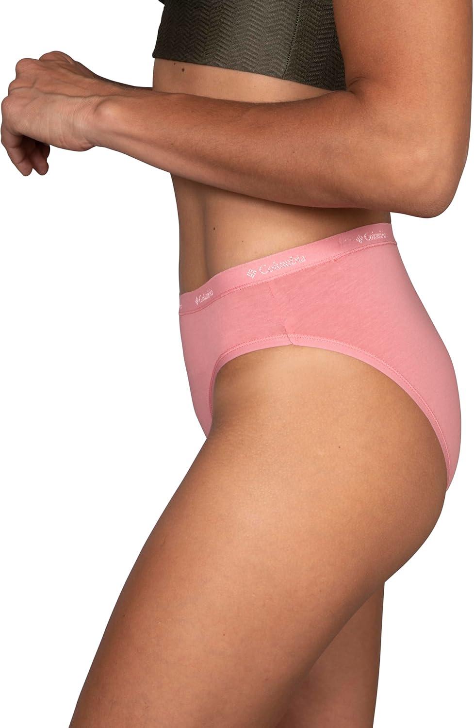 imageColumbia Womens 4way Stretch Cotton Bikini 5packBlackHeather GreyCamel BrownMoon VistaAgave Pink